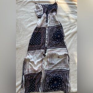 Bohemian Patchwork Maxi Dress